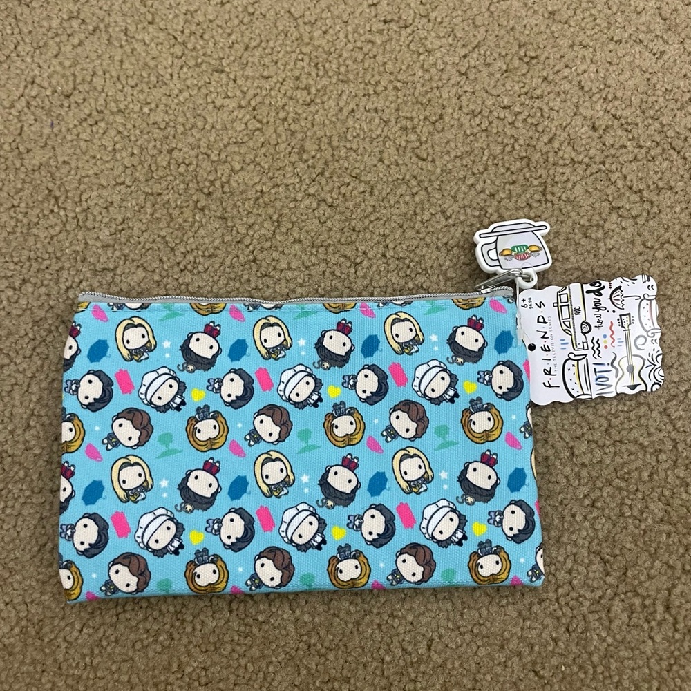 Blue Friends Themed pencil Pouch